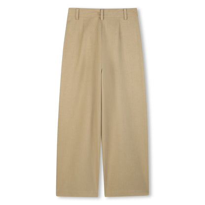 Pantalón Twill Wide Leg MK Camel