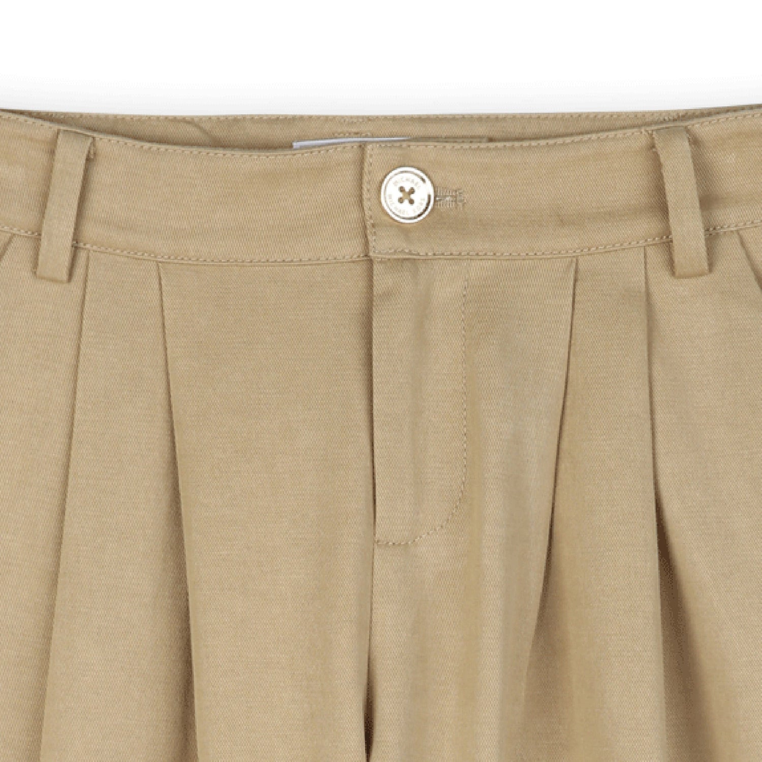 Pantalón Twill Wide Leg MK Camel