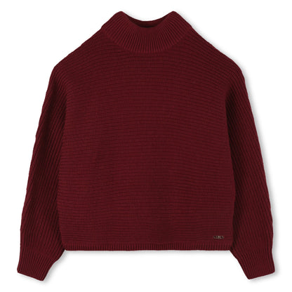 Sweater Cuello Alto MK Empire Granate