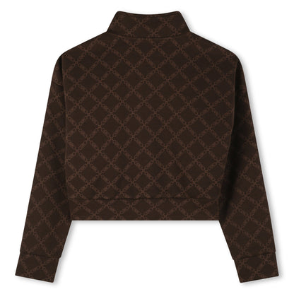 Cardigan MK Empire Marrón Chocolate