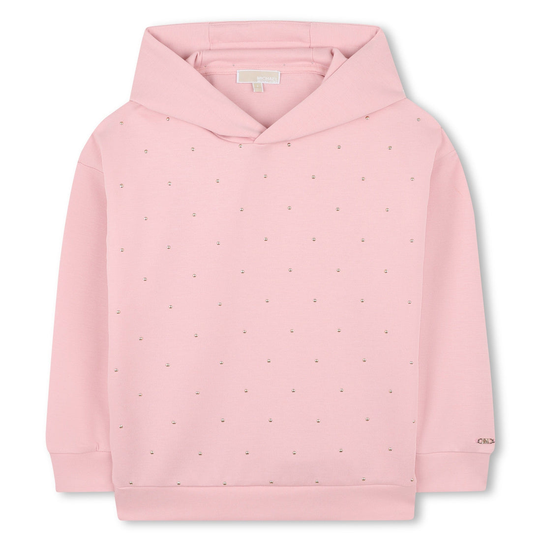 Hoodie Studs Allover MK Empire Dusty Pink