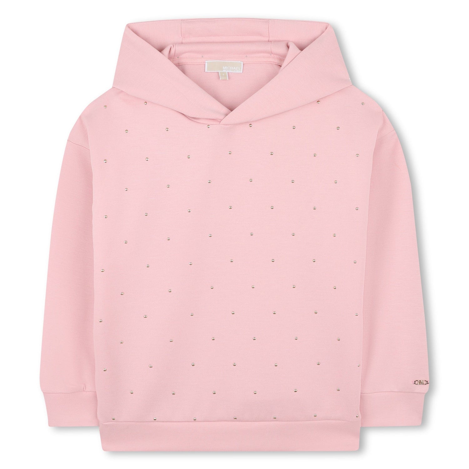 Hoodie Studs Allover MK Empire Dusty Pink