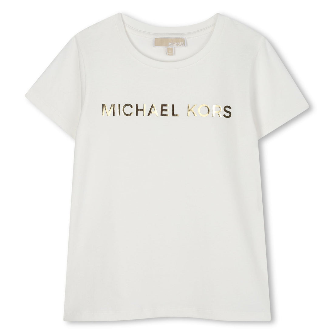 Camiseta Offwhite Ilustración Metálica