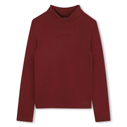 Camiseta Cuello Tortuga MK Granate