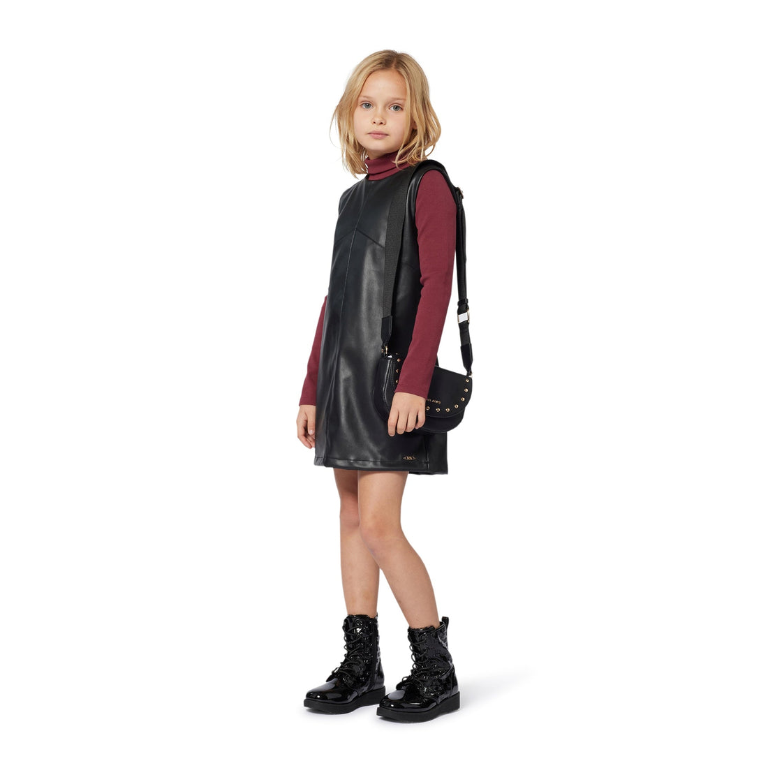 Camiseta Cuello Tortuga MK Granate