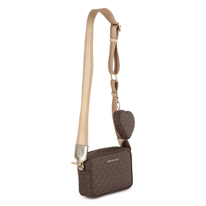 Crossbody Monograma MK Marrón
