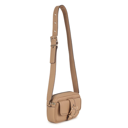 Crossbody Texturizado Camel