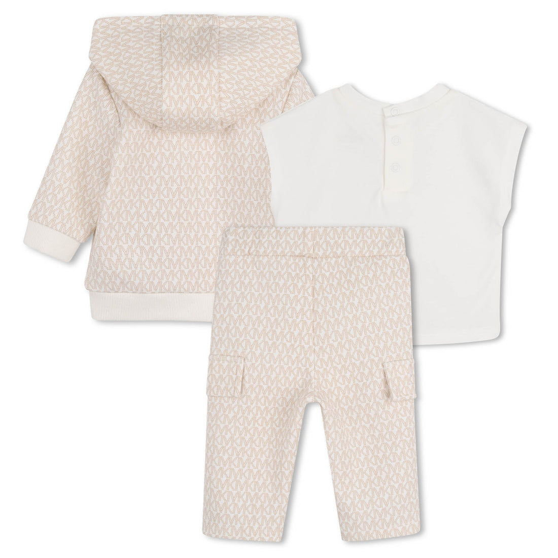 Set Cárdigan Pantalón &amp; Camiseta MK Arroz