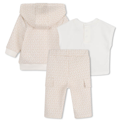 Set Cárdigan Pantalón &amp; Camiseta MK Arroz