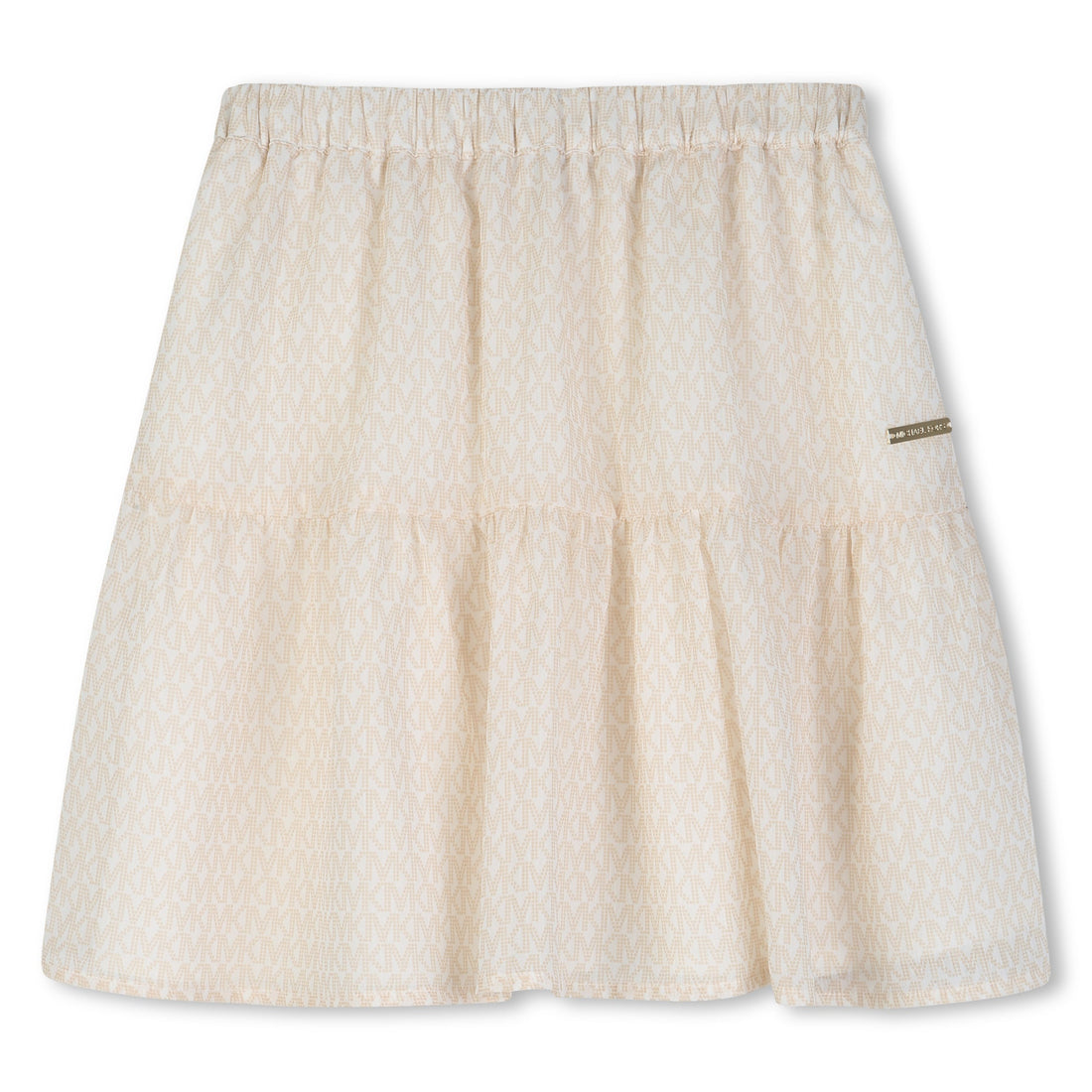 Falda Crepé Monograma Signature MK Arroz