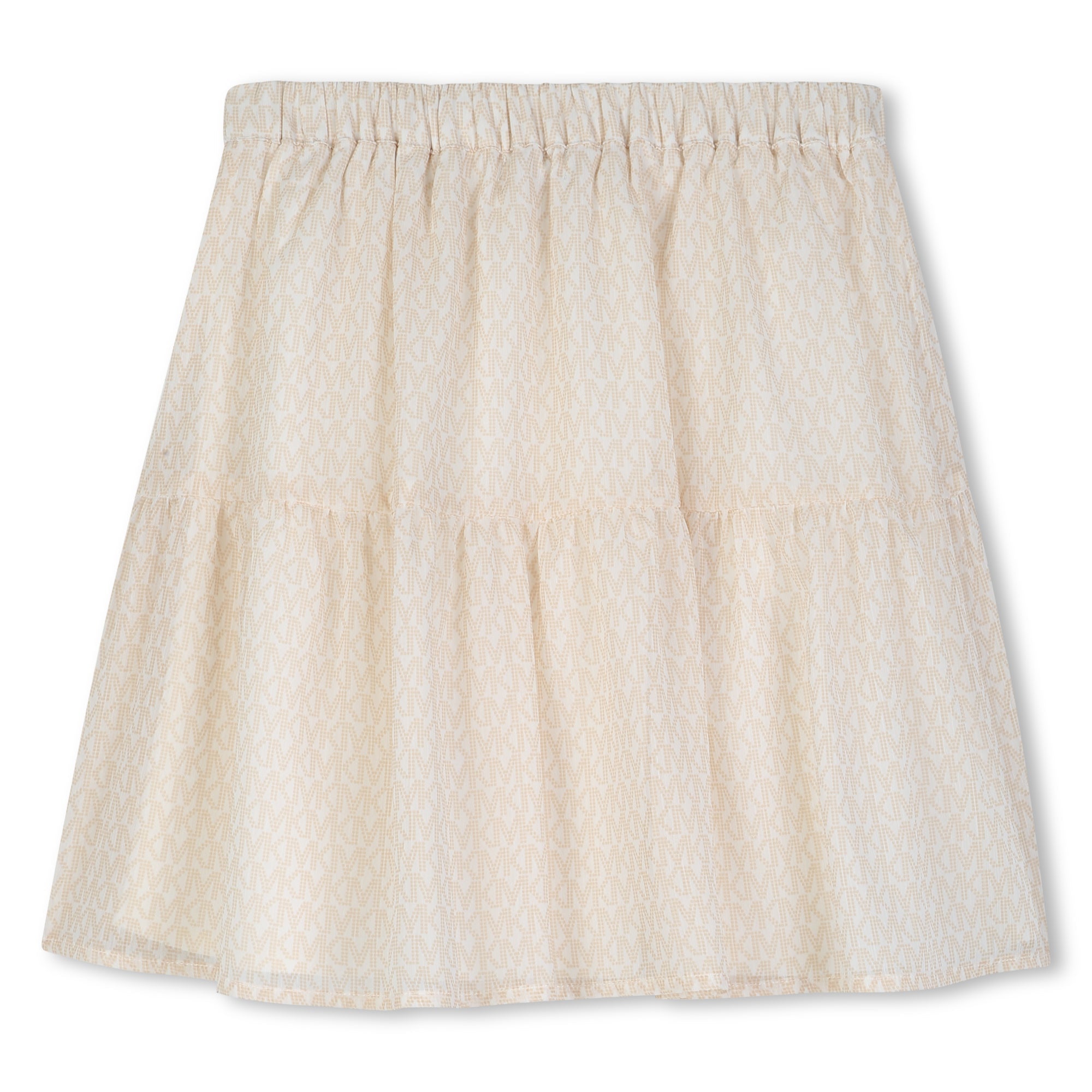 Falda Crepé Monograma Signature MK Arroz