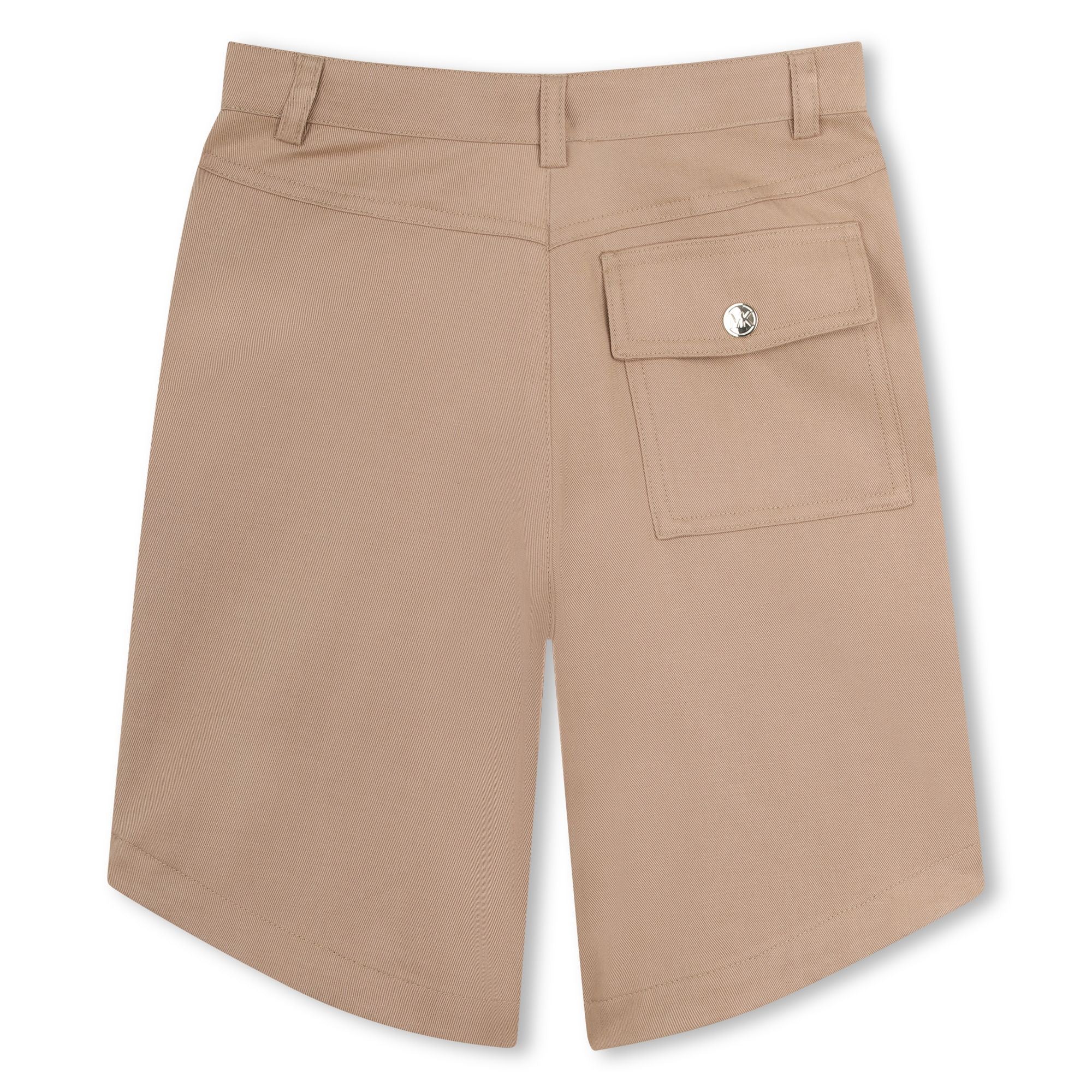 Short Botón Siglado MK Chamois