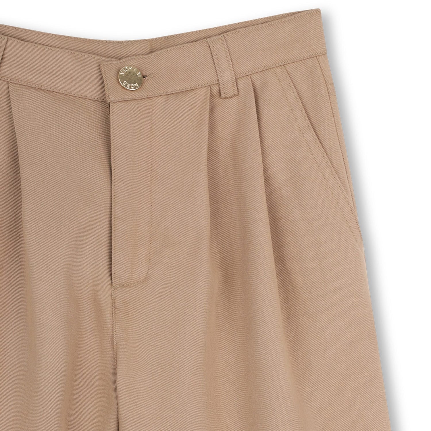 Short Botón Siglado MK Chamois