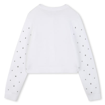 Cardigan Tejido Studs MK Blanco