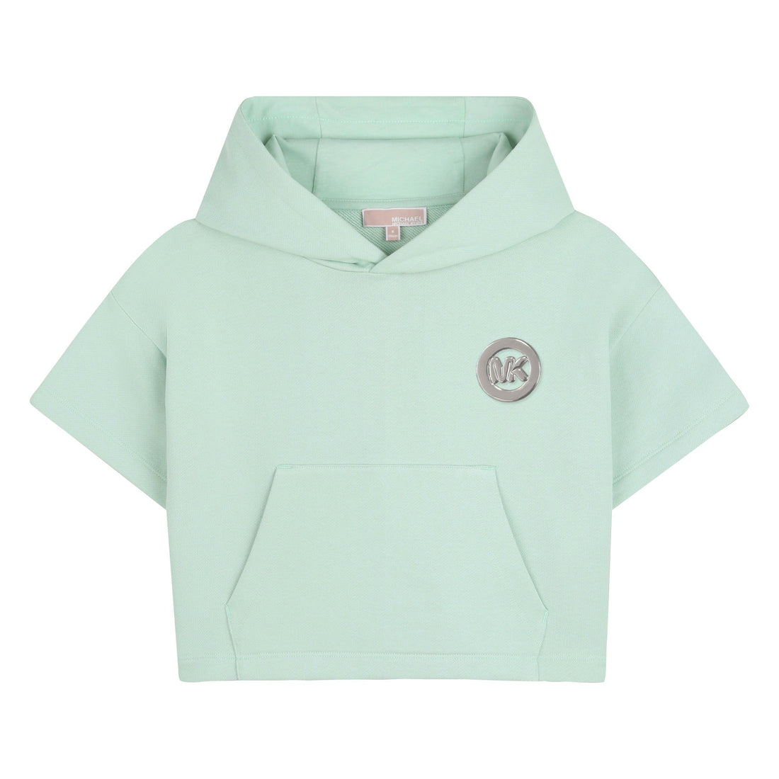 Hoodie Manga Corta Mk Salvia