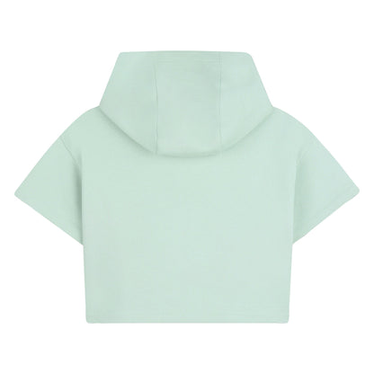 Hoodie Manga Corta Mk Salvia