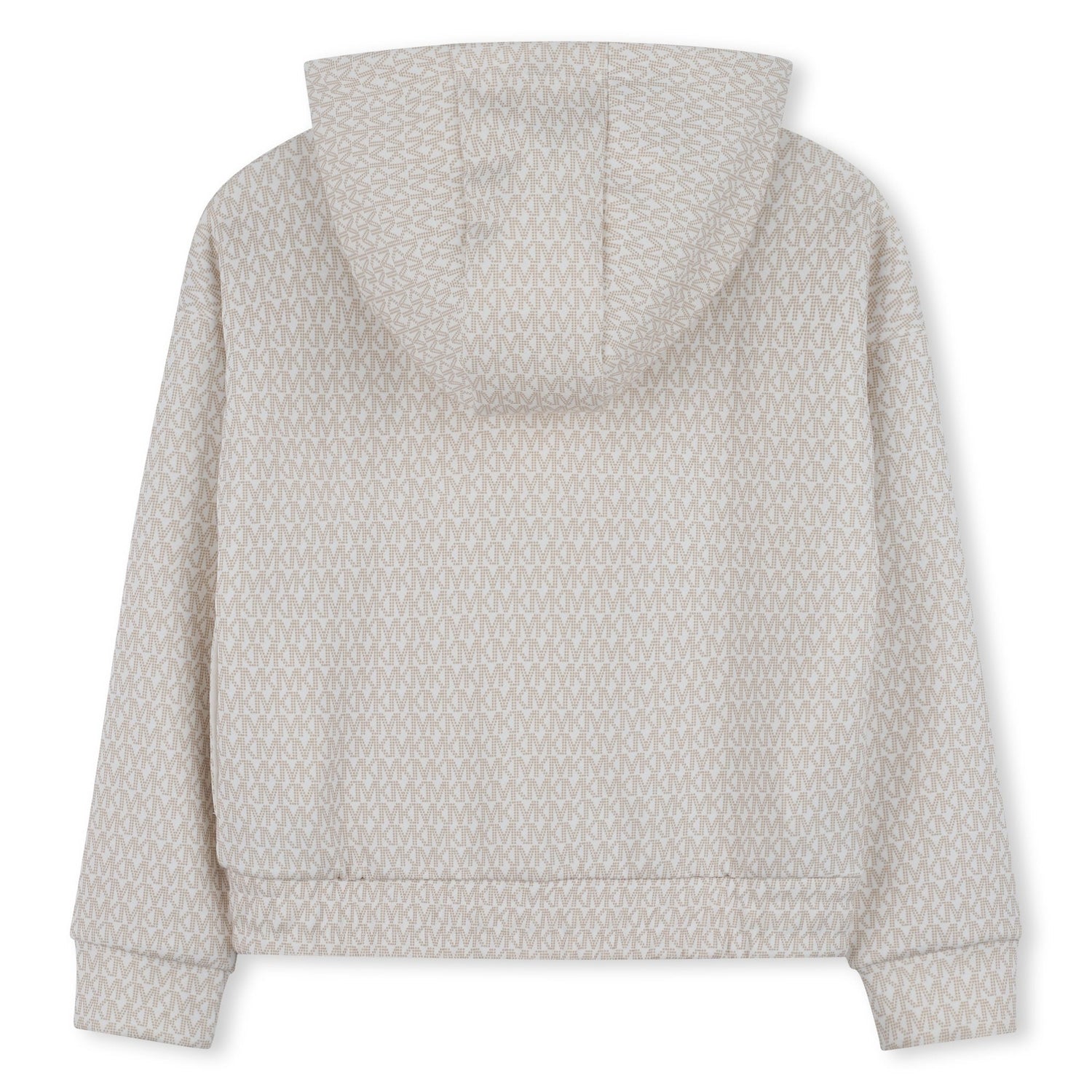 Cardigan Hooded Monograma Signature Arroz