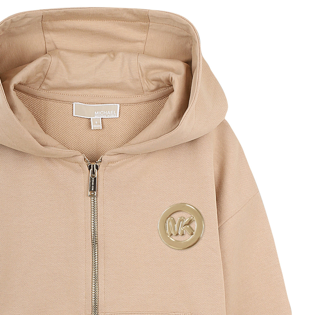 Cardigan Hooded MK Ficelle