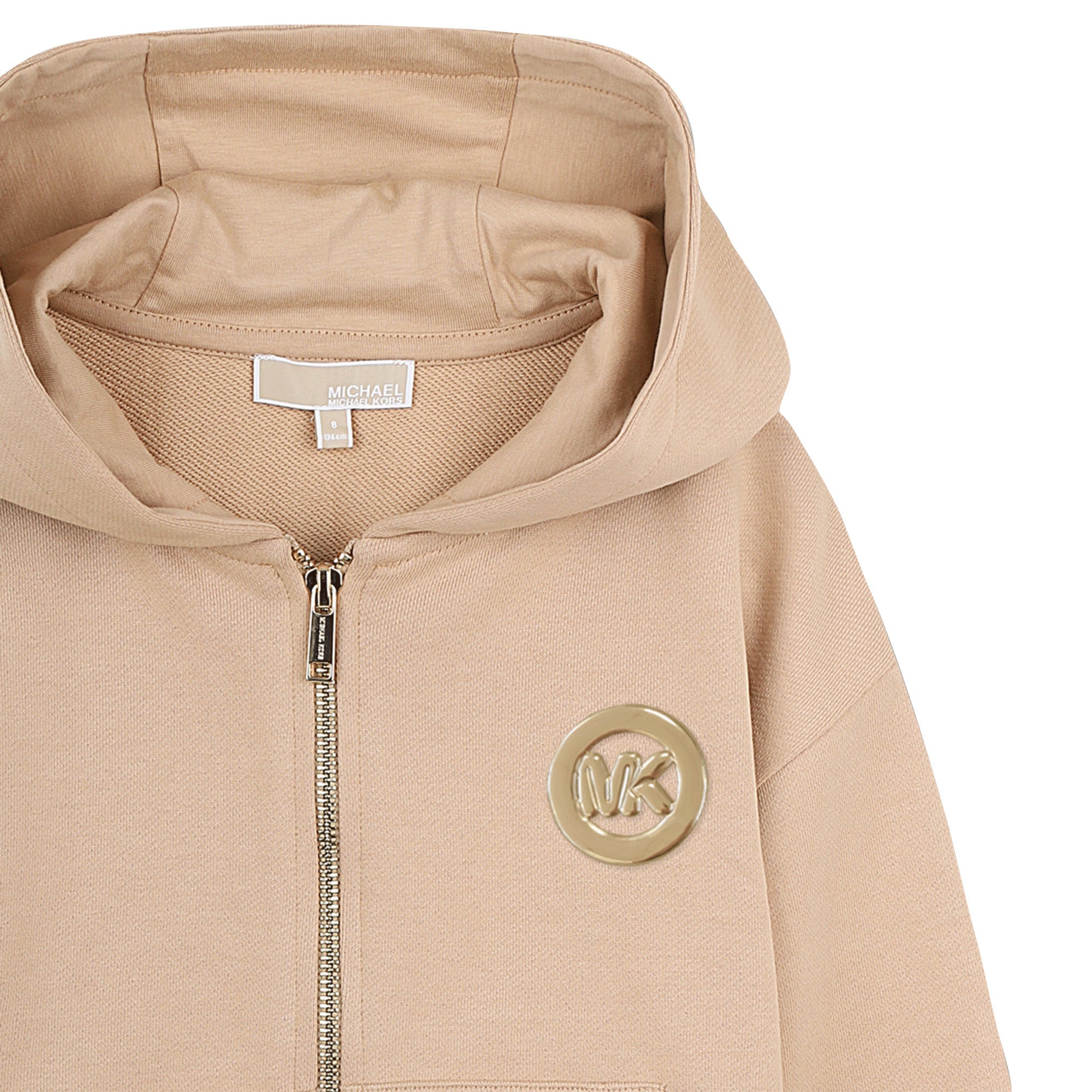 Cardigan Hooded MK Ficelle