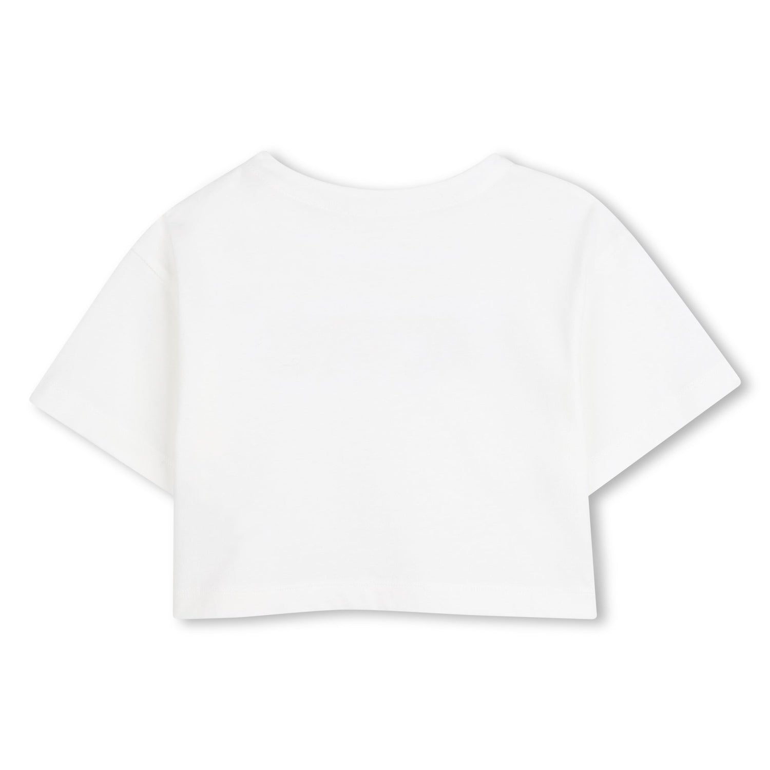 Camiseta Bordado KORS Metálico Blanco