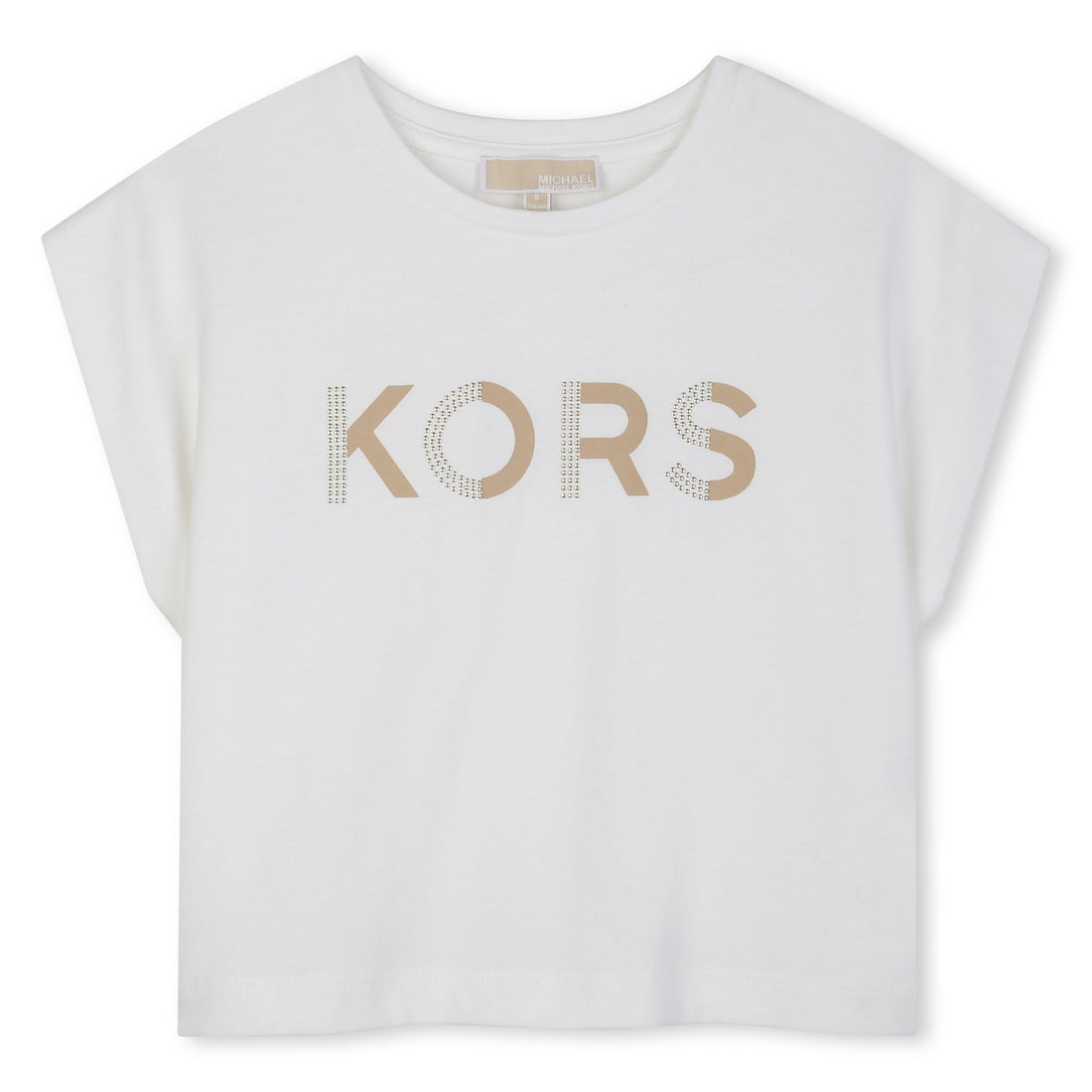 Camiseta Kors Dorado Blanca