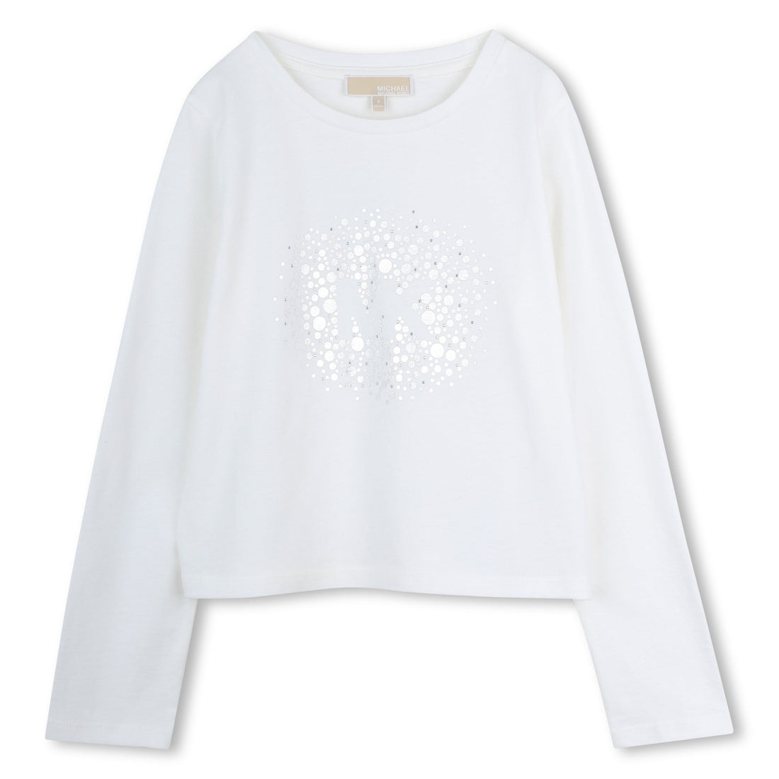 Camiseta Mk Metálico Blanco
