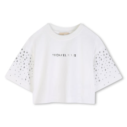 Camiseta Studs MK Blanca