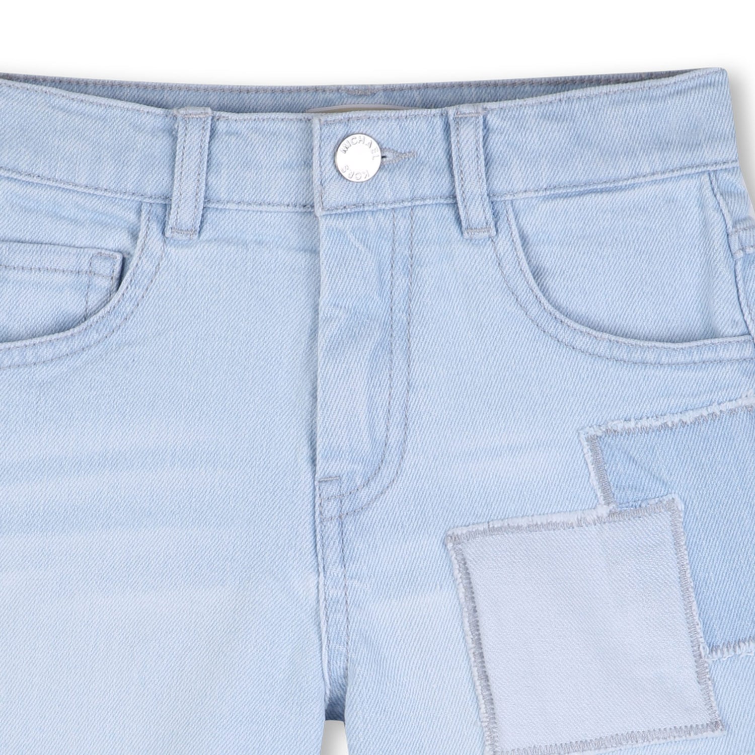 Short Denim Apliques Denim