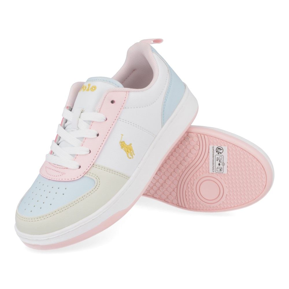 Zapatillas Polo Colores Pastel Niña