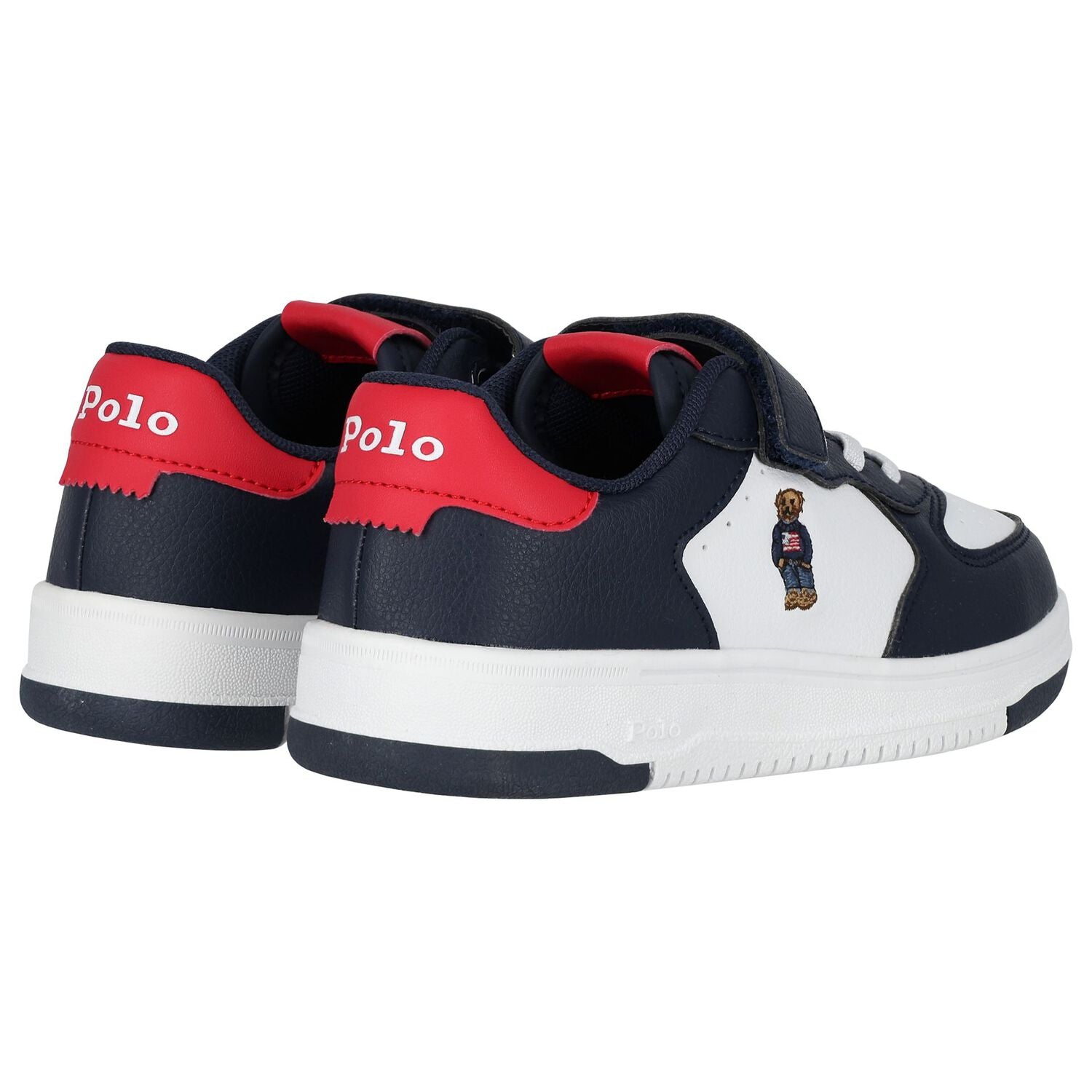 Zapatillas Polo Bear Blanco | Azul Bebé