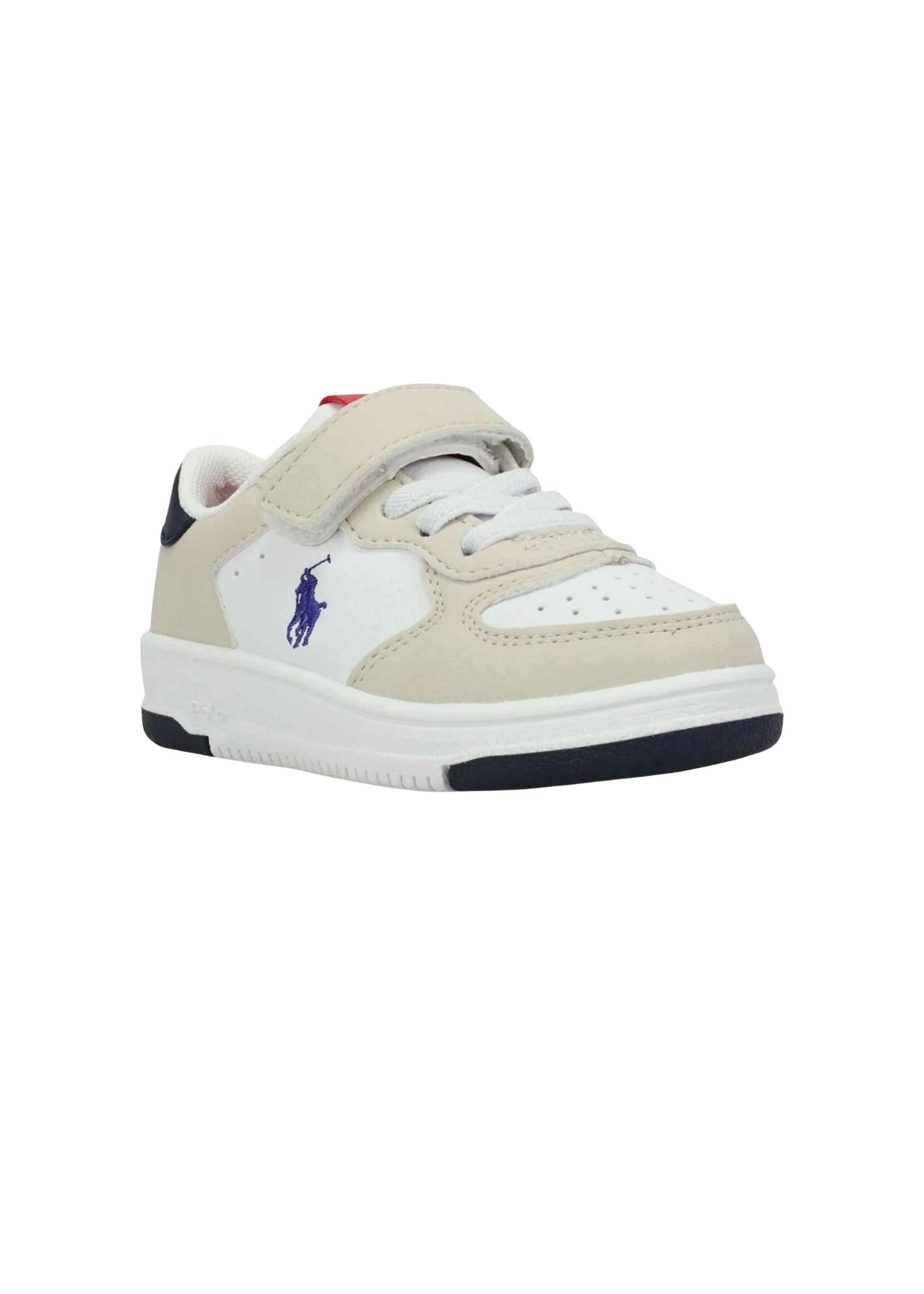 Sneakers Masters Court Strap Blanco Gris