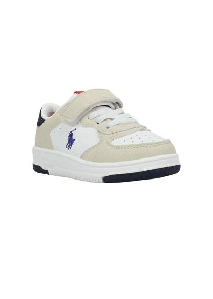Sneakers Masters Court Strap Blanco Gris