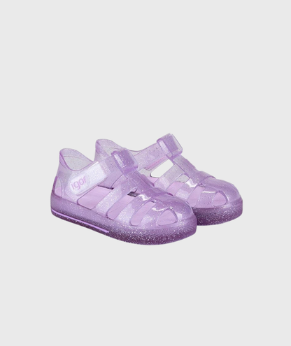 Sandalia Star Glitter Malva