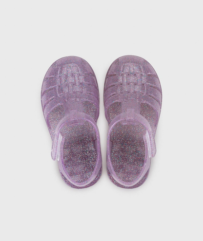 Sandalia Star Glitter Malva