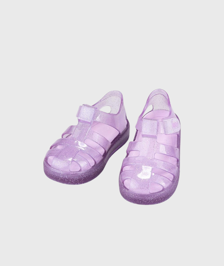 Sandalia Star Glitter Malva