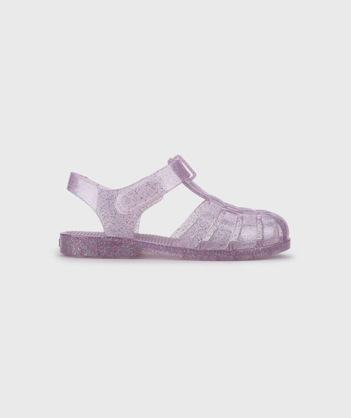 Sandalia Star Glitter Malva