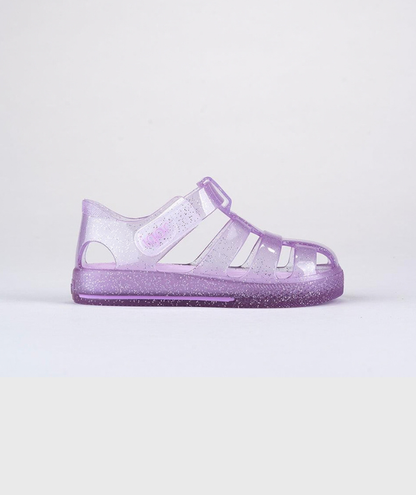 Sandalia Star Glitter Malva