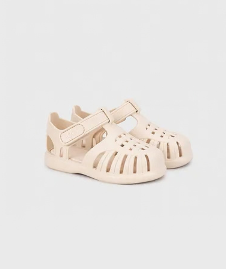 Sandalias Tobby Solid Marfil