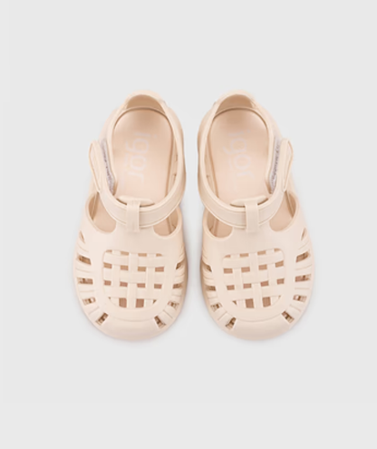 Sandalias Tobby Solid Marfil