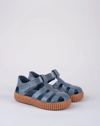 Sandalias Nico Caramelo | Azul