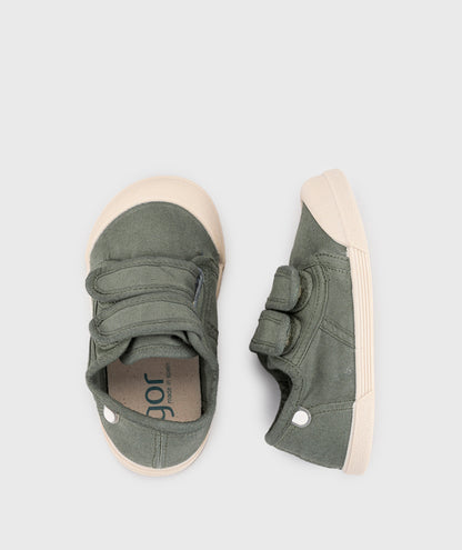 Tenis Lona Barefoot Kaki Unisex