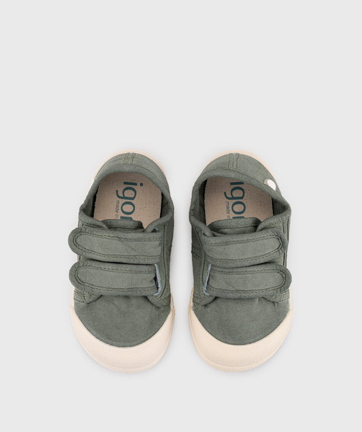 Tenis Lona Barefoot Kaki Unisex
