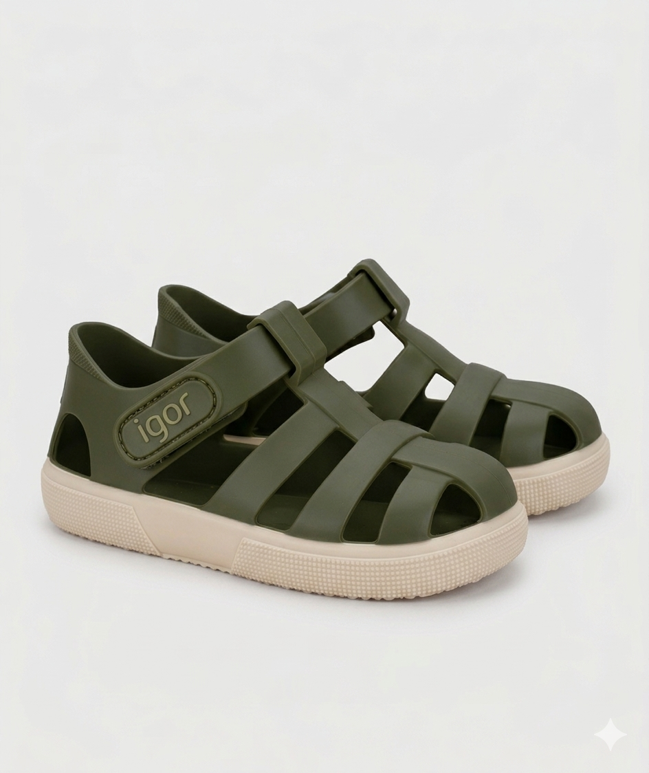 Sandalias Bay Kaki