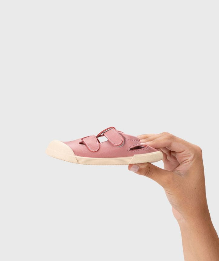 Sandalia Barefoot Piel Rosa