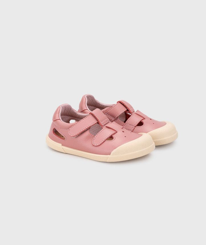 Sandalia Barefoot Piel Rosa
