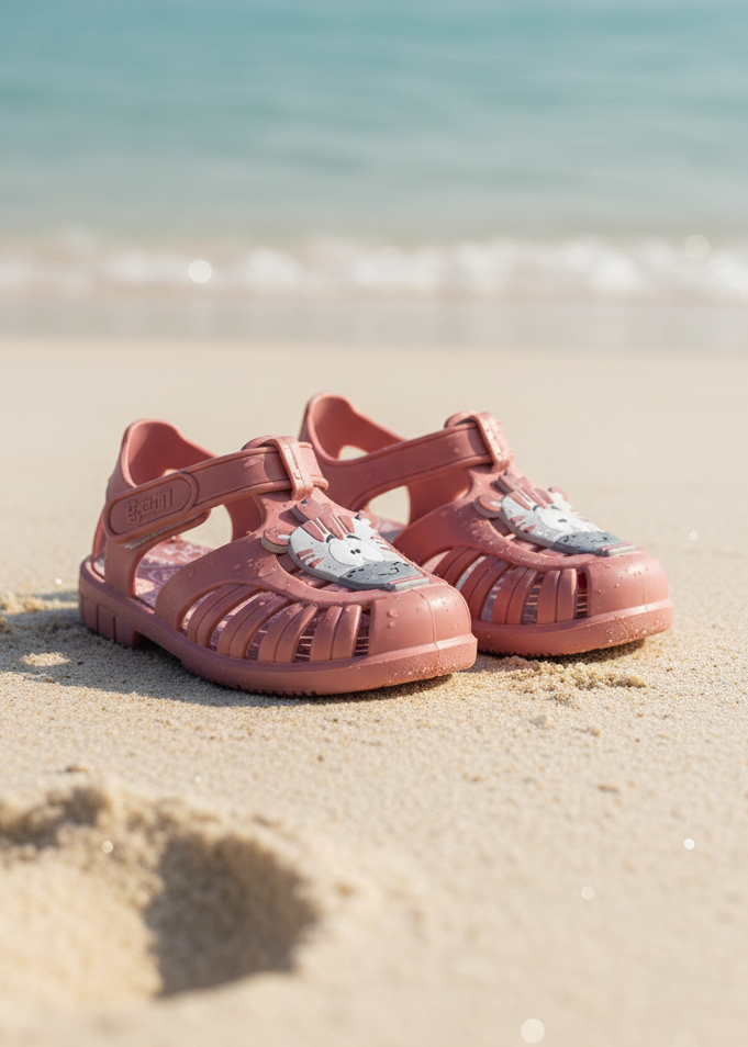 Sandalias Tobby Zebra Rosa