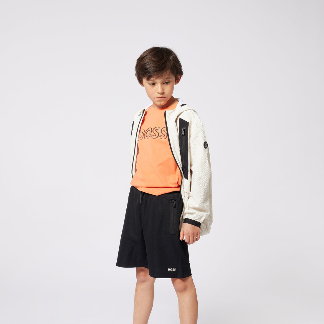 Camiseta Algodón Mango Logotipo Fantasía Niño