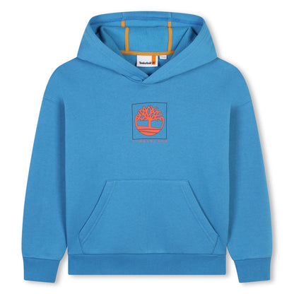 Hoodie Azul Algodón Orgánico Timberland