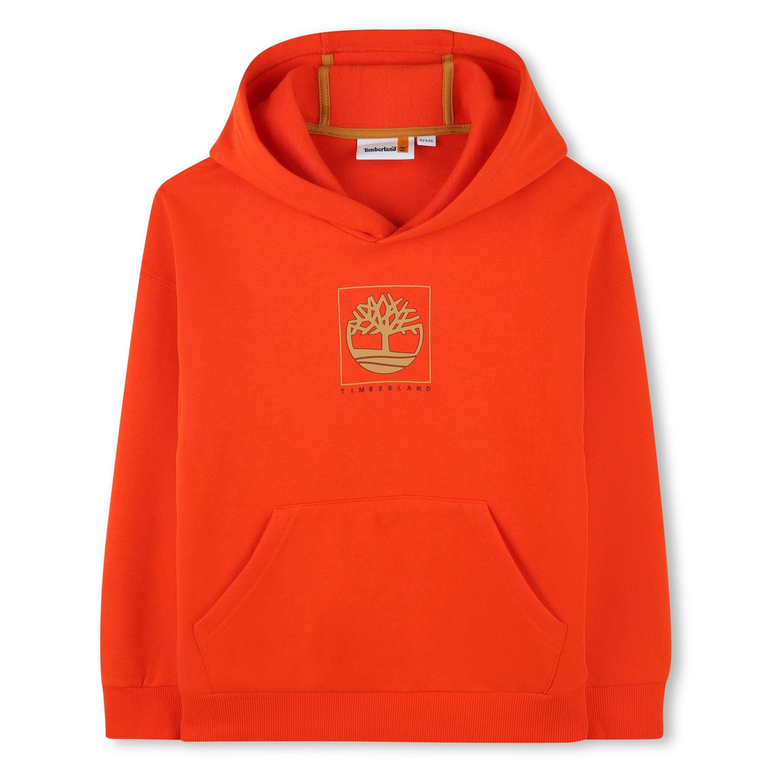 Hoodie Naranja Algodón Orgánico Timberland