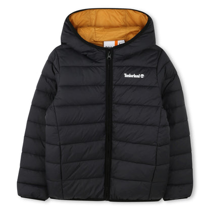 Chaqueta Hooded Puffer Negra Timberland